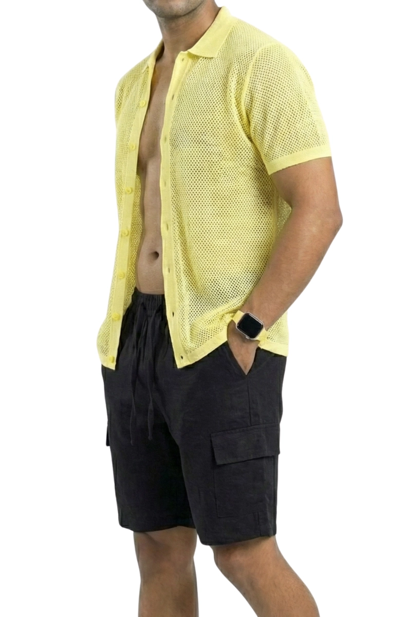 SHORT FRESCO LINO GRUESO CARGO HOMBRE - 2