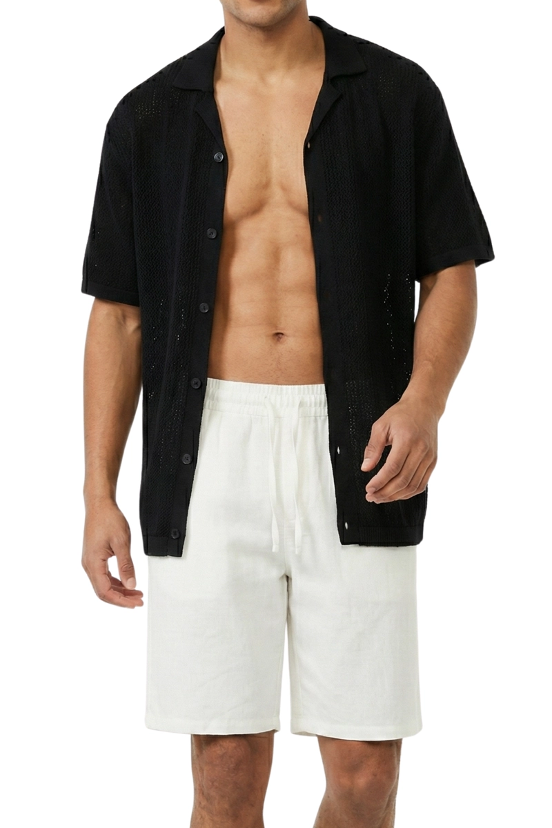 SHORT FRESCO LINO GRUESO HOMBRE Blanco 40