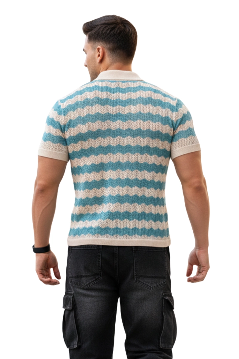 CAMISA TEJIDA HOMBRE WAVE - 3