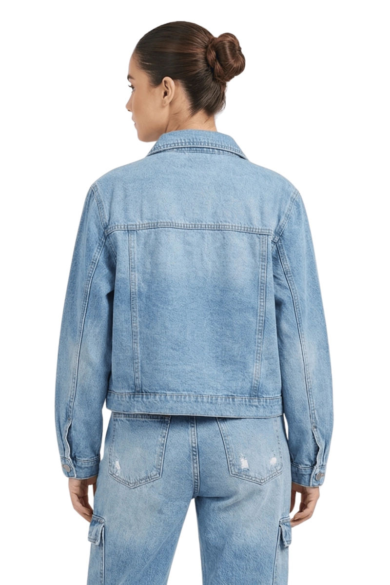 CHAQUETA DENIM BRILLANTE MUJER LAWRENSE - 3