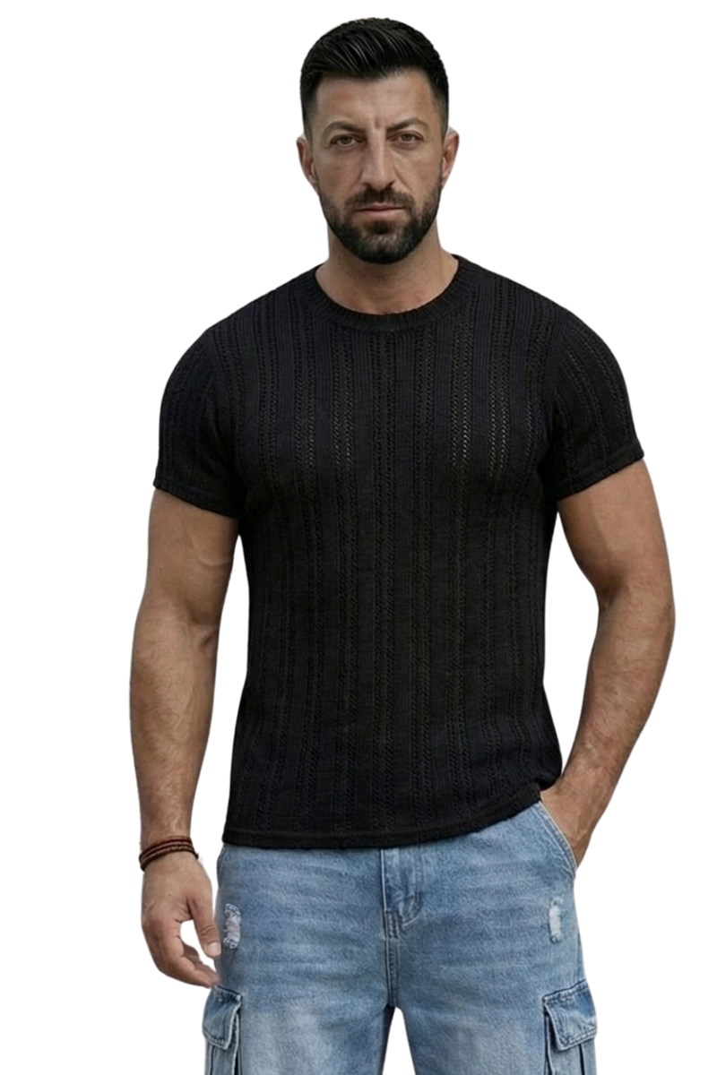 POLERA TEJIDA HOMBRE RAMSES - 1