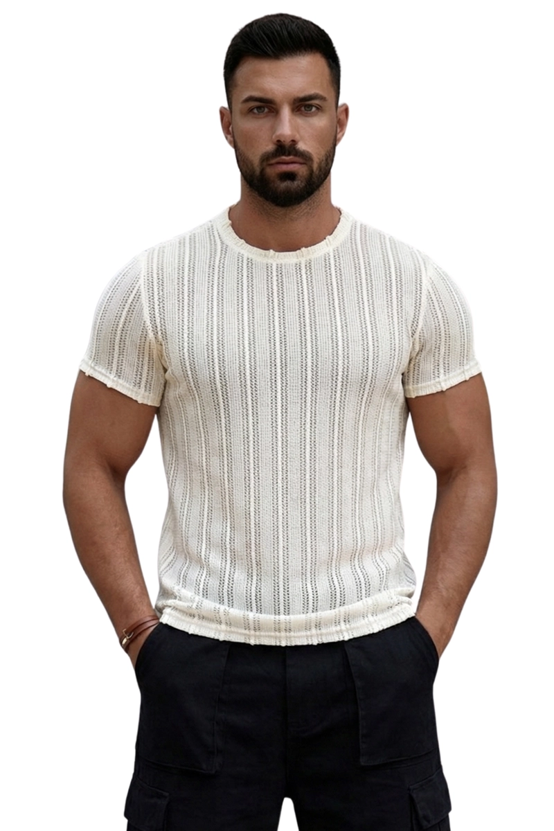 POLERA TEJIDA HOMBRE RAMSES - 1