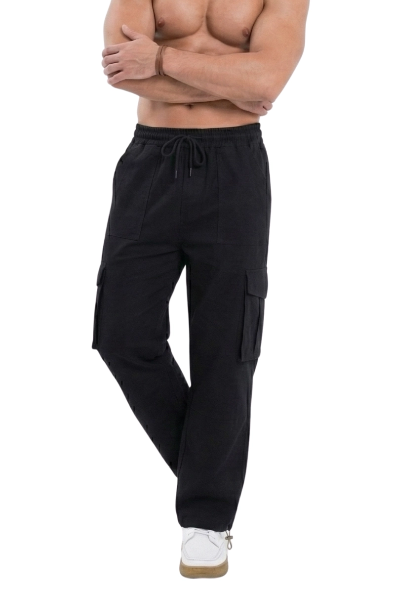 PANTALON CARGO FRESCO DRILL LIVIANO HOMBRE - 1