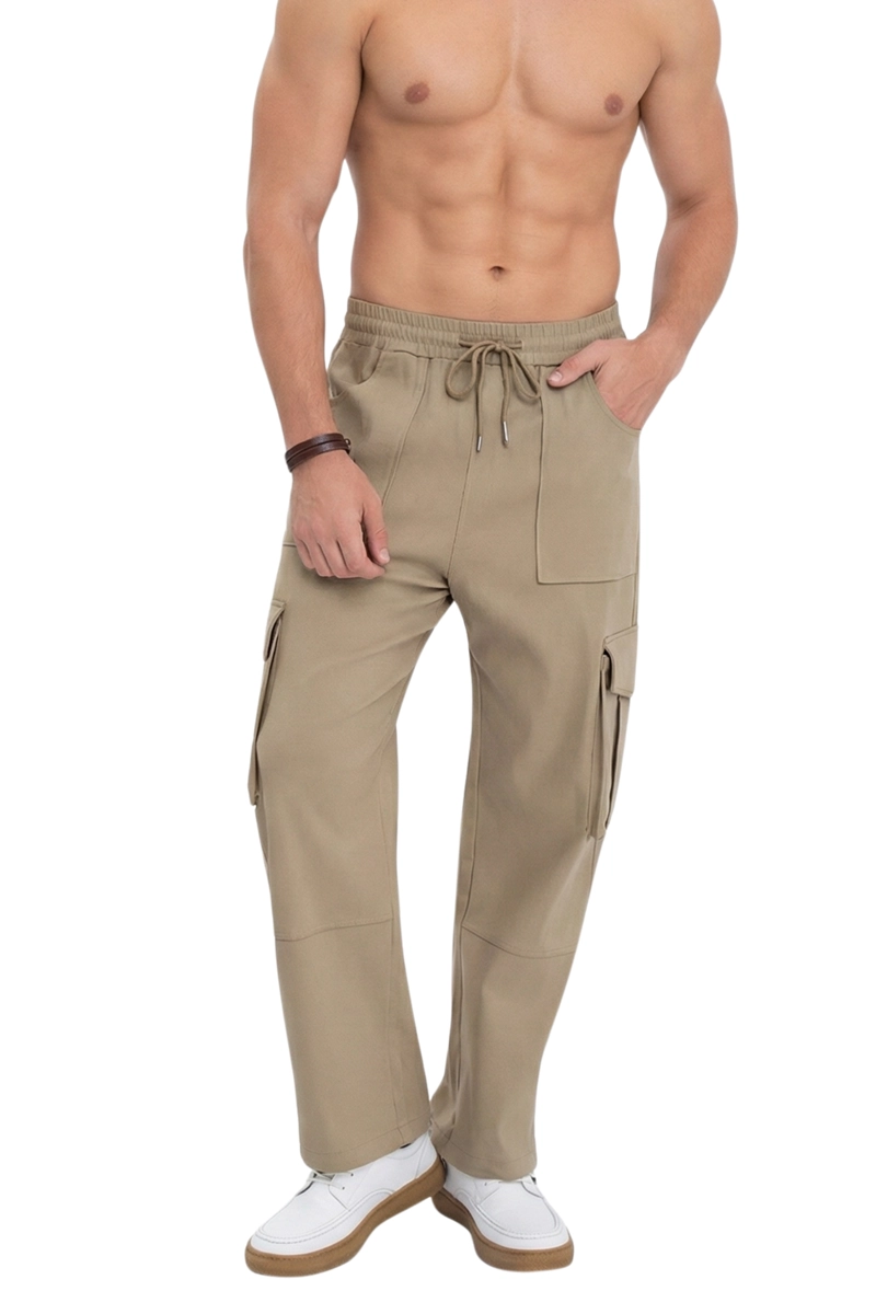 PANTALON CARGO FRESCO DRILL LIVIANO HOMBRE - 1
