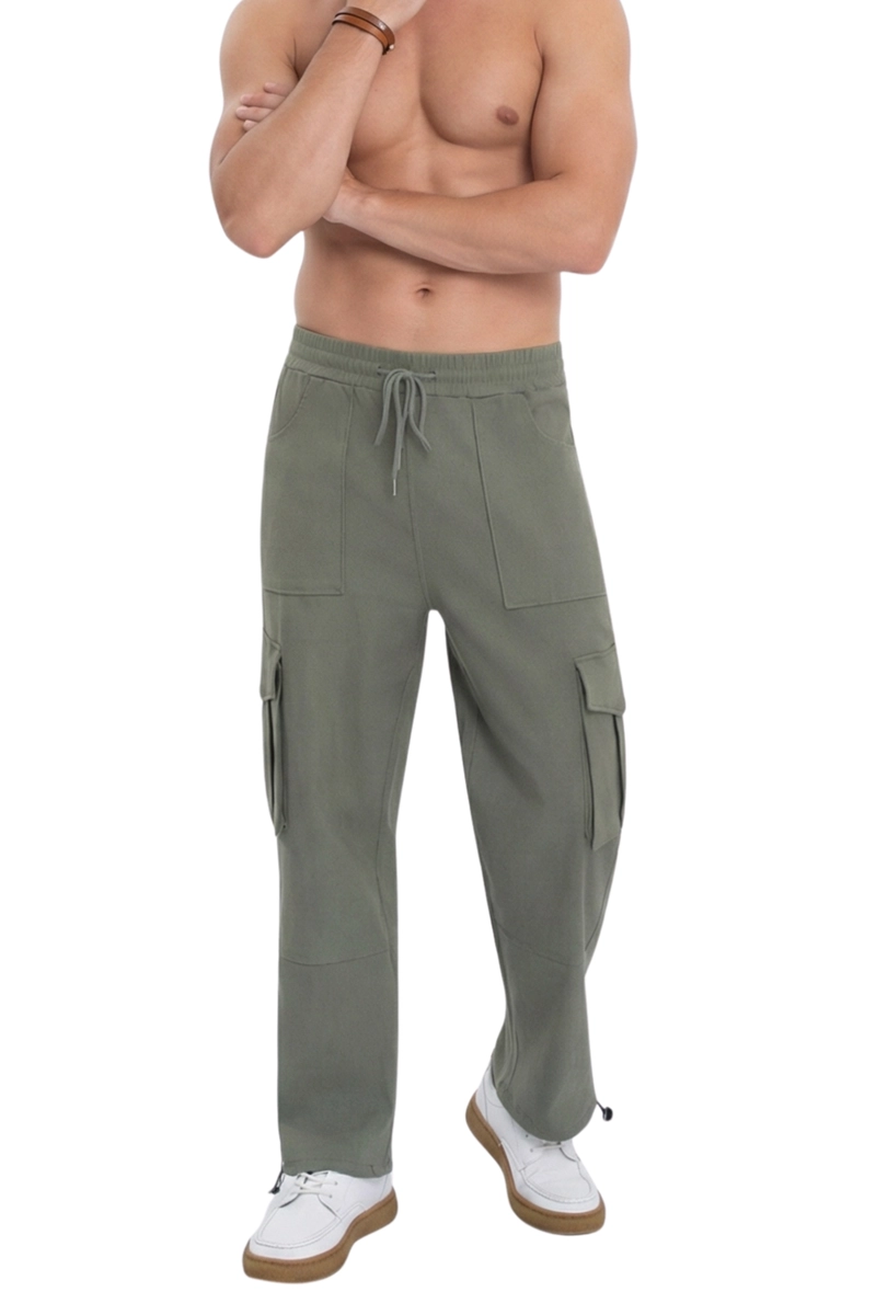PANTALON CARGO FRESCO DRILL LIVIANO HOMBRE - 1