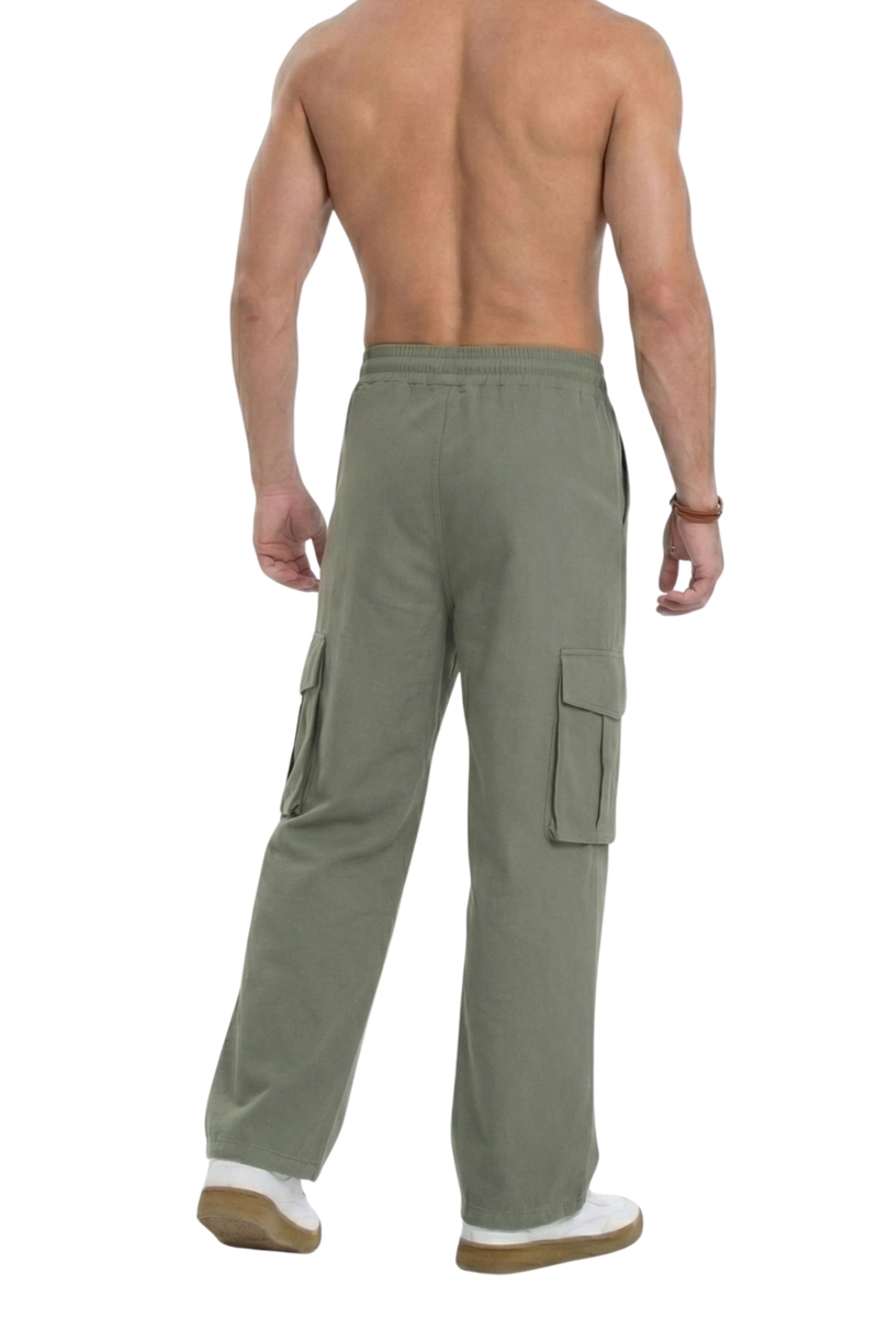 PANTALON CARGO FRESCO DRILL LIVIANO HOMBRE - 3