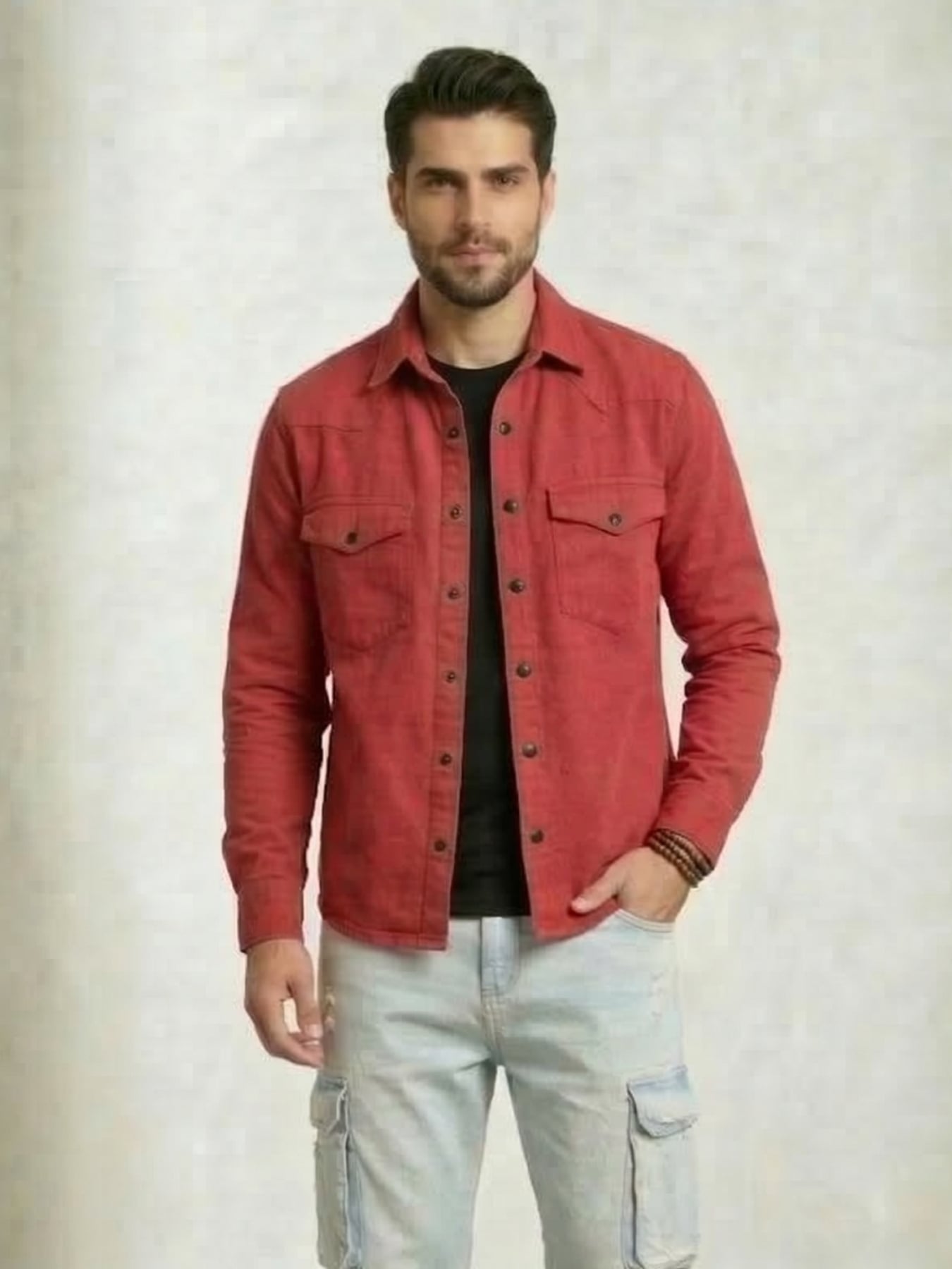 CHAQUETA SOBRECAMISA DENIM CROACIA HOMBRE - 1