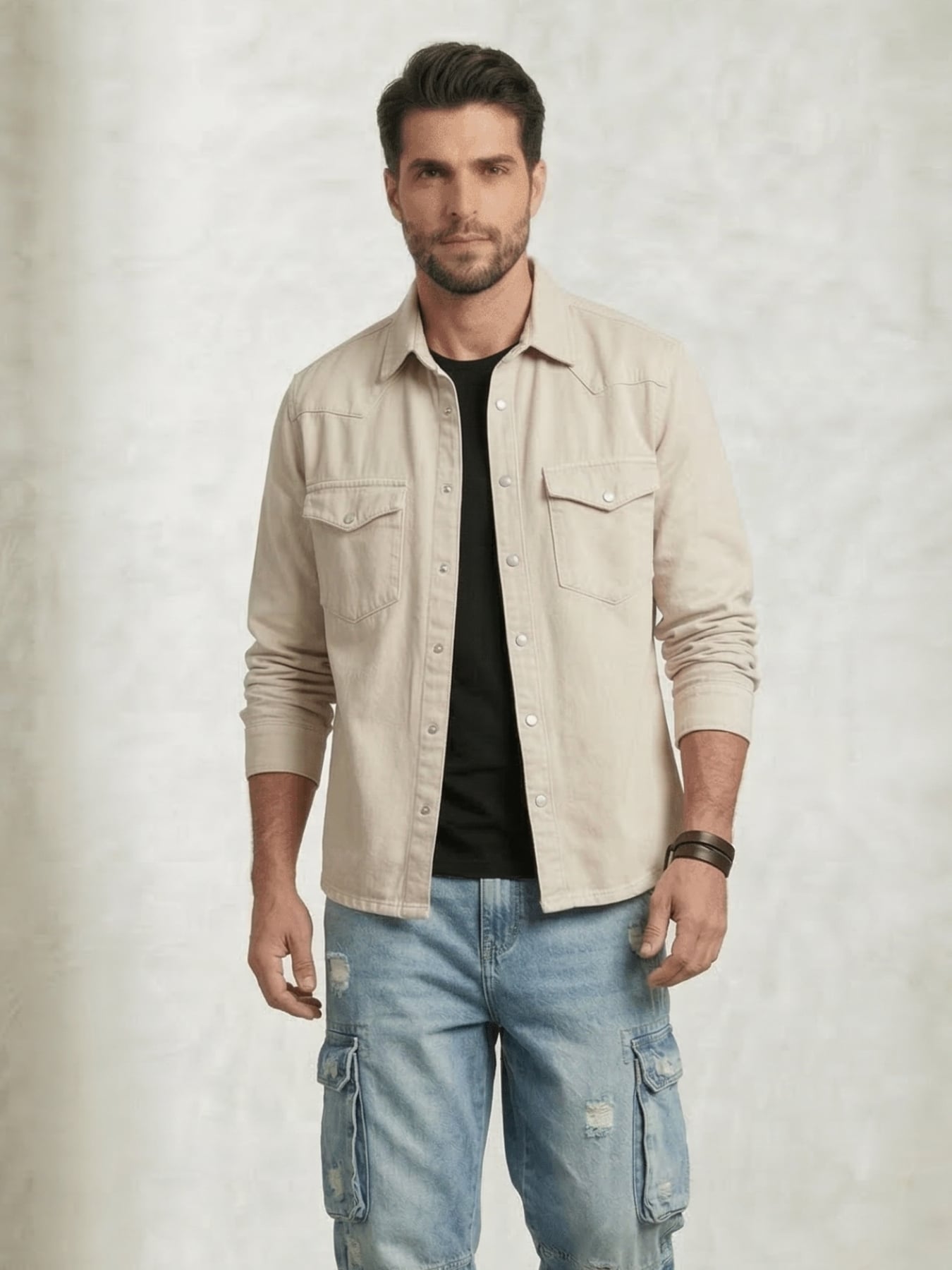 CHAQUETA SOBRECAMISA DENIM CROACIA HOMBRE - 1