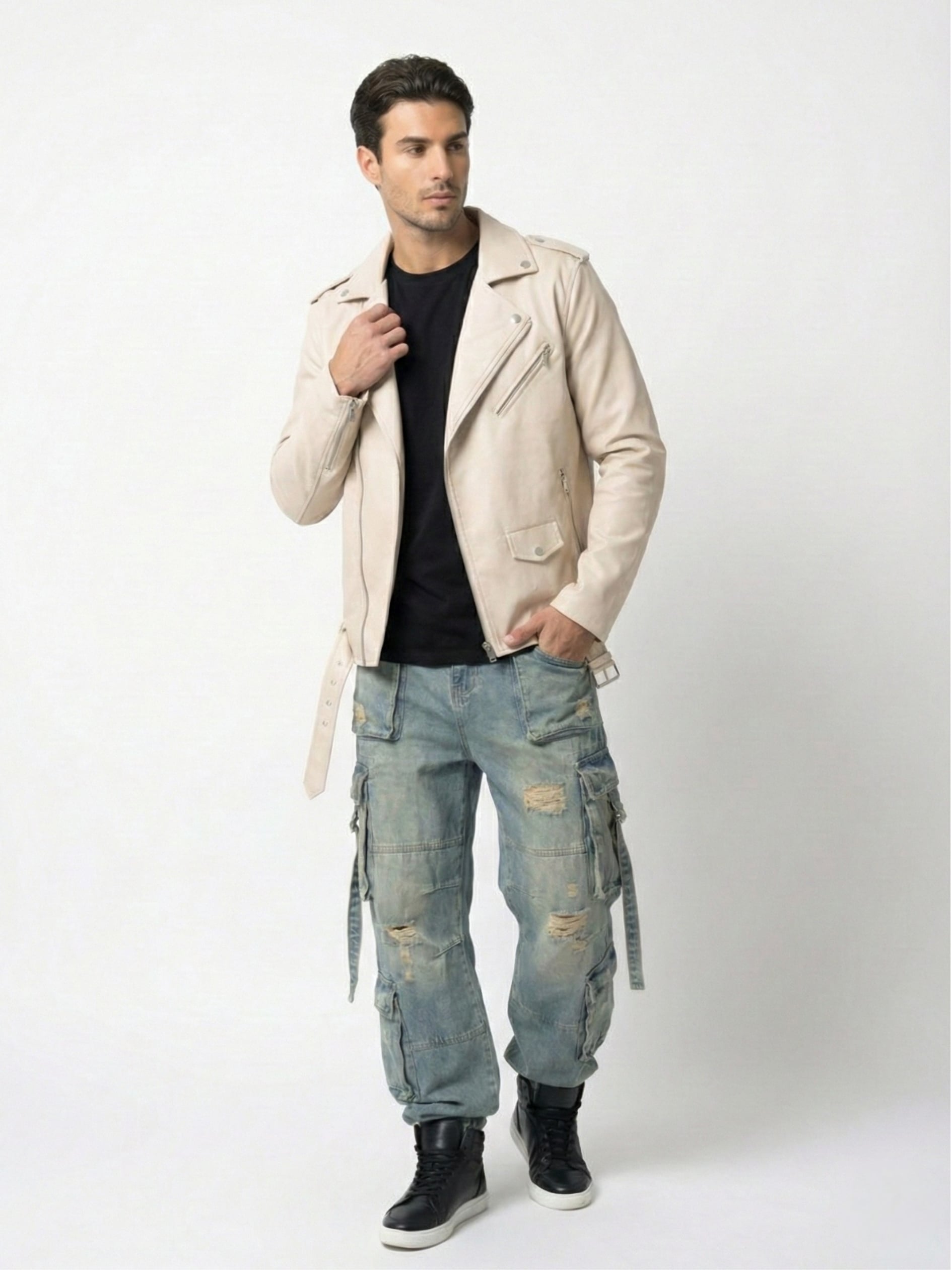 CHAQUETA ECOCUERO SOFT HOMBRE MILAN - 3
