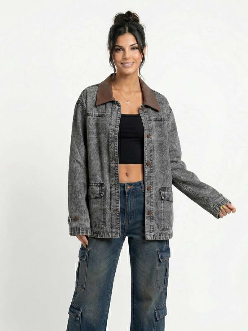 CHAQUETA DENIM OVERSIZE MUJER NAIROBI - 1