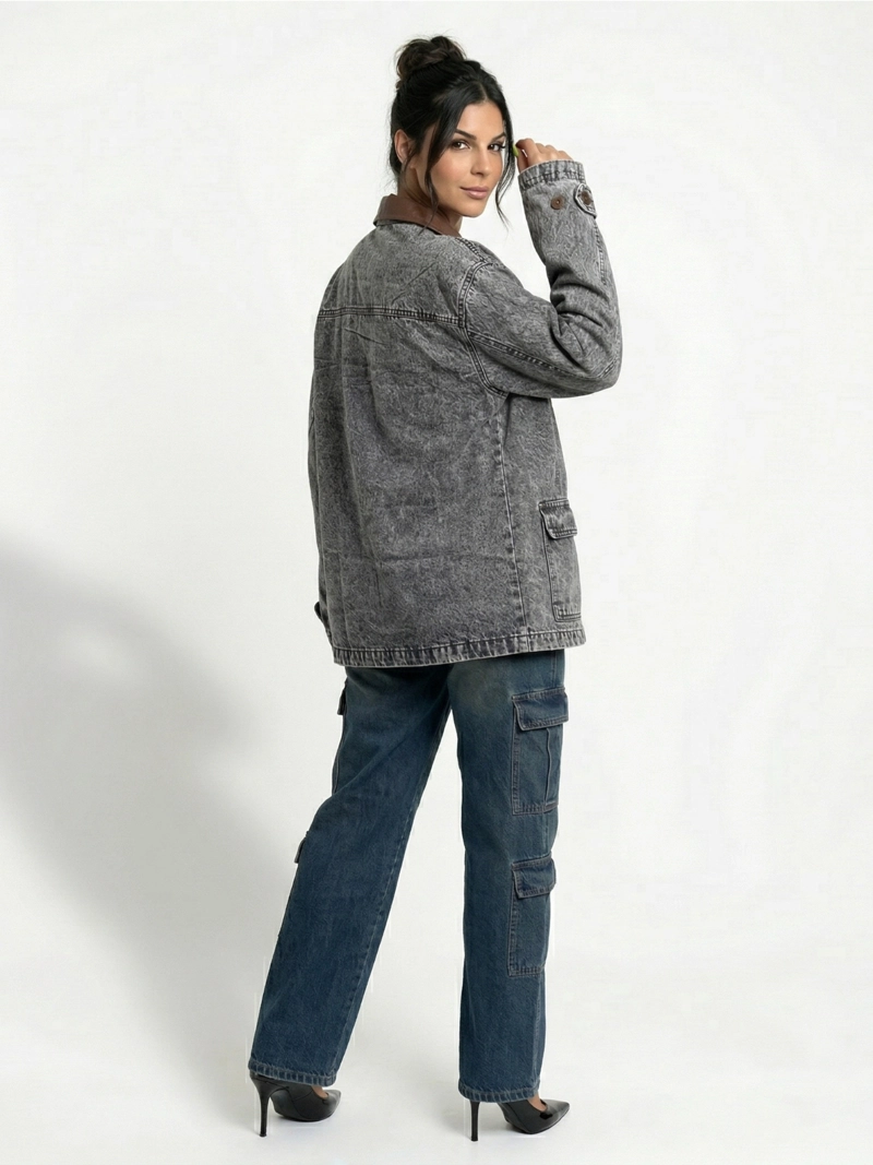 CHAQUETA DENIM OVERSIZE MUJER NAIROBI - 2