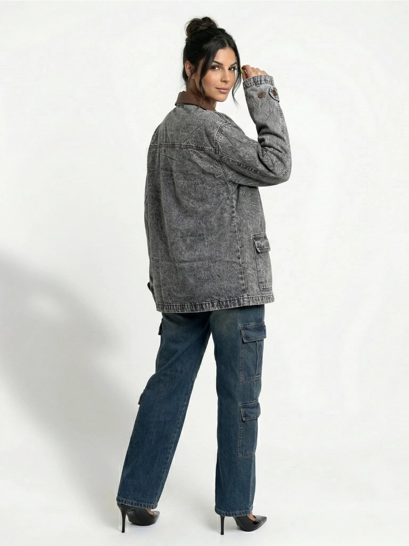 CHAQUETA DENIM OVERSIZE MUJER NAIROBI - 2