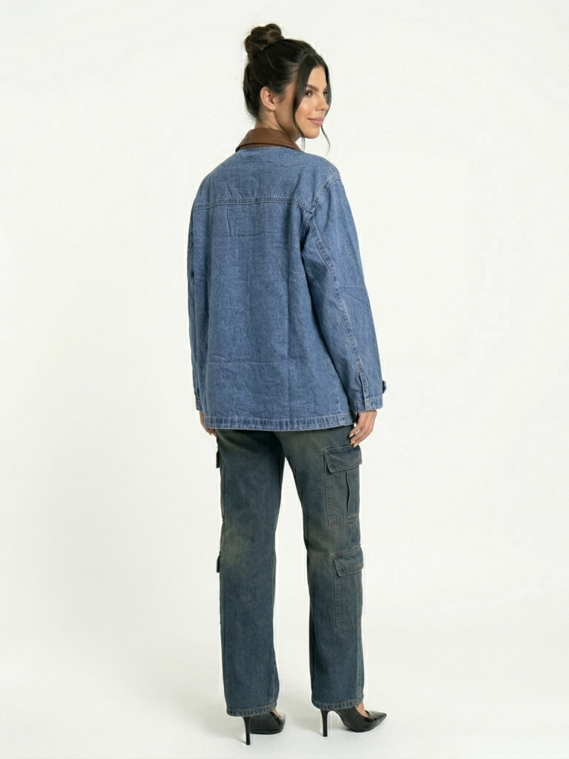 CHAQUETA DENIM OVERSIZE MUJER NAIROBI - 3