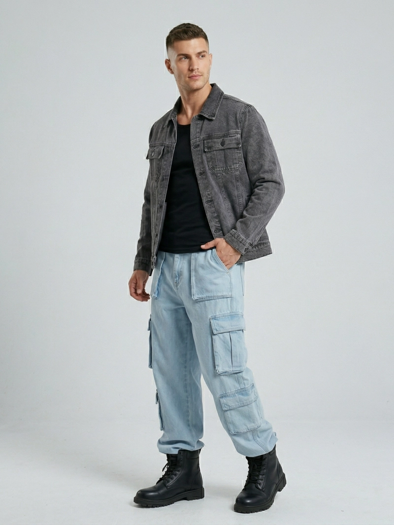 CHAQUETA MEZCLILLA DENIM HOMBRE FRENCH - 2