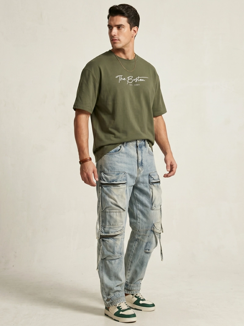 JEANS PANTALON MULTICARGO LOUIS - 2