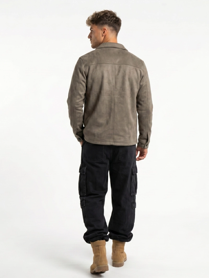 CHAQUETA SOBRECAMISA GAMUZA SOFT HOMBRE FABRIZIO - 3