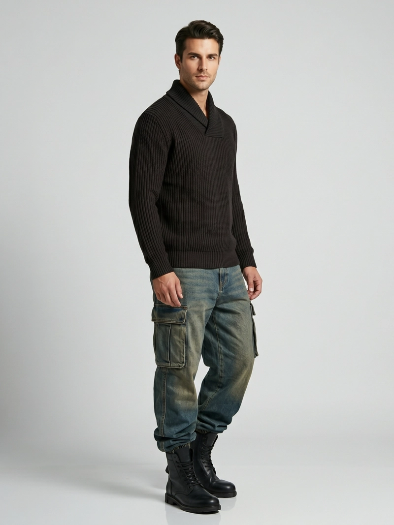 SUE TER JERSEY CUELLO SMOKING TEJIDO HOMBRE OTAKI - 2