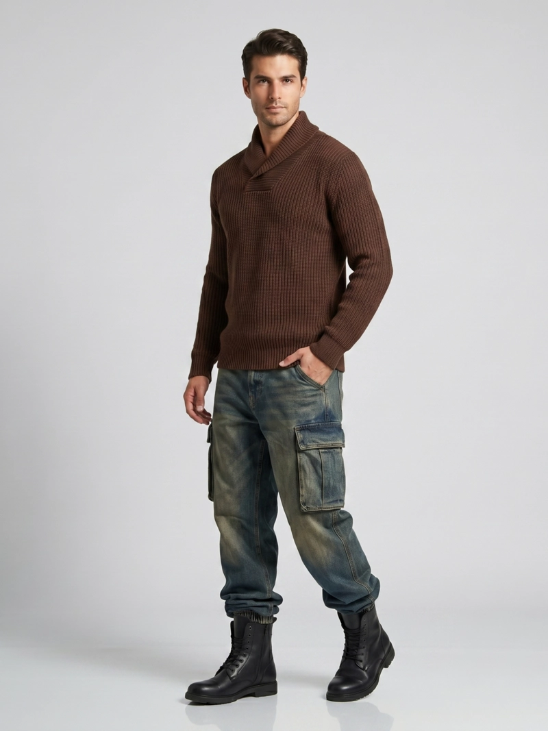 SUE TER JERSEY CUELLO SMOKING TEJIDO HOMBRE OTAKI - 2