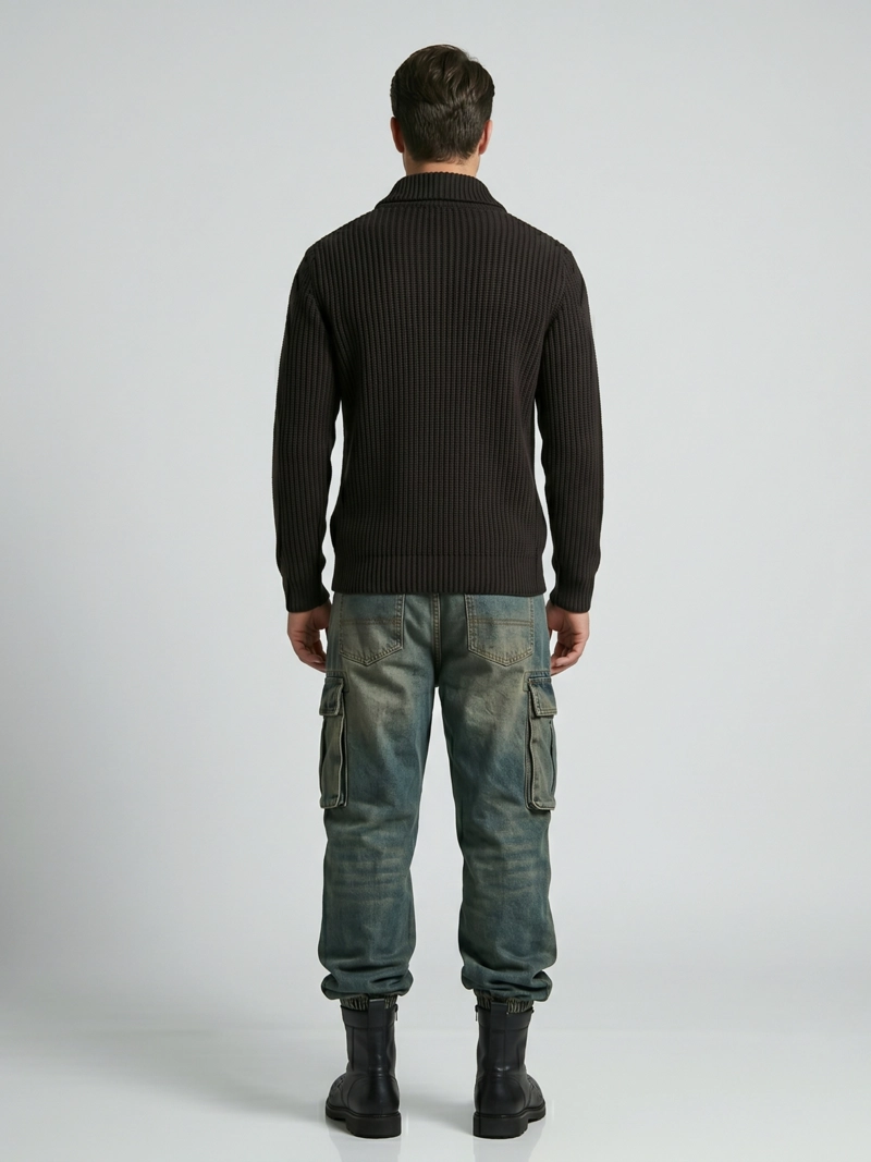SUE TER JERSEY CUELLO SMOKING TEJIDO HOMBRE OTAKI - 3
