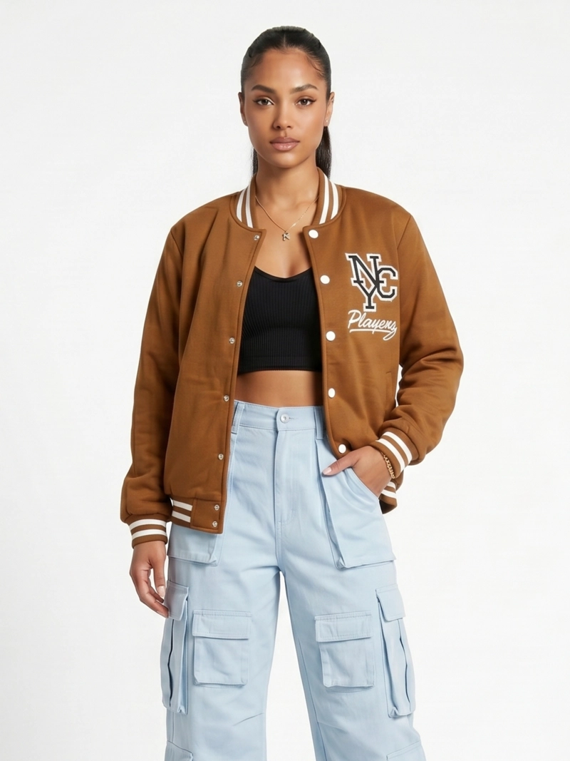 POLERON UNIVERSITARIO FORRO POLAR NEW MADRID MUJER - 1