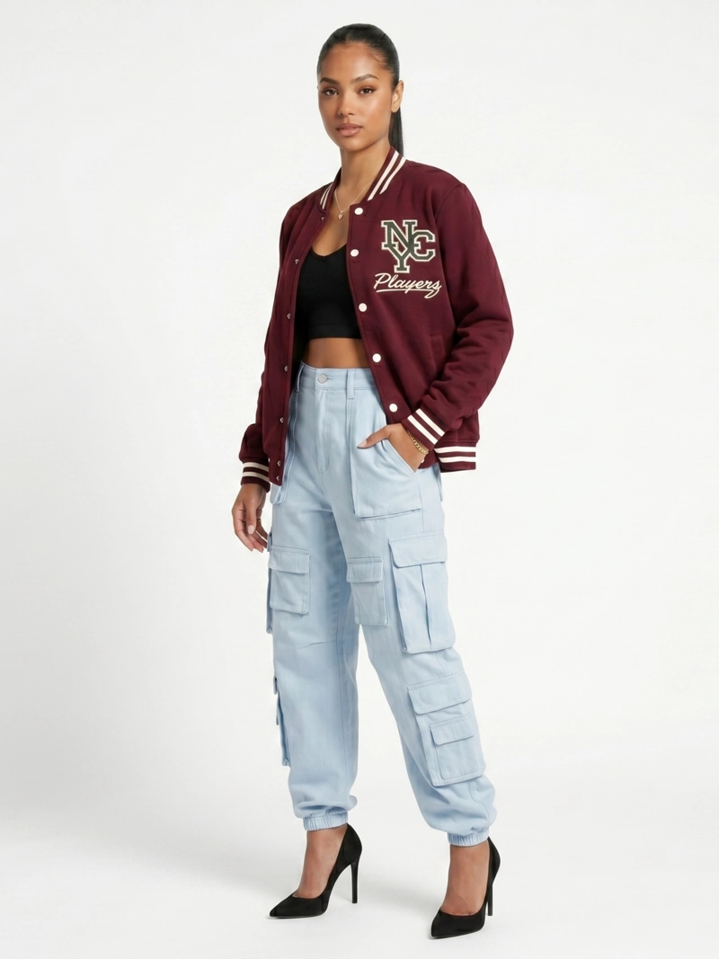 POLERON UNIVERSITARIO FORRO POLAR NEW MADRID MUJER - 2