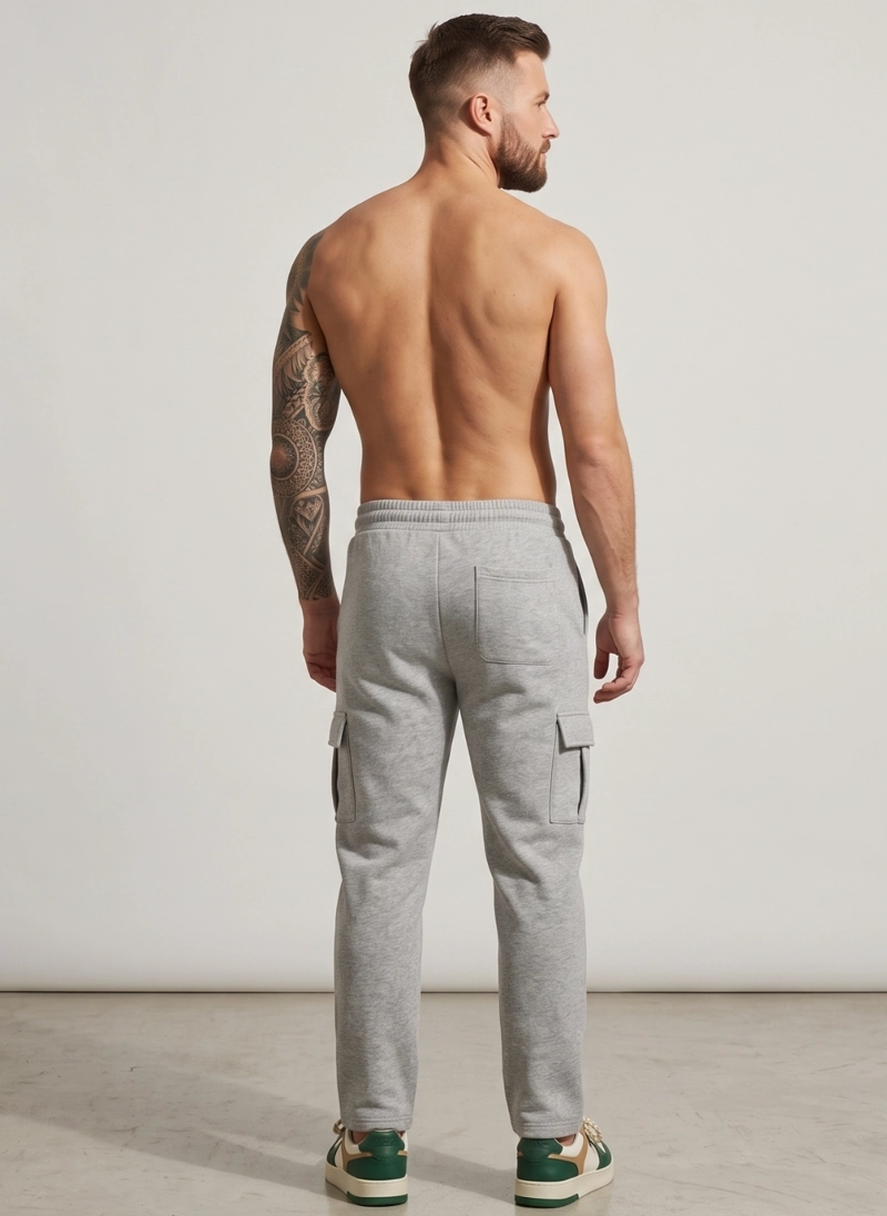PANTALON BUZO CARGO FORRO POLAR HOMBRE - 3