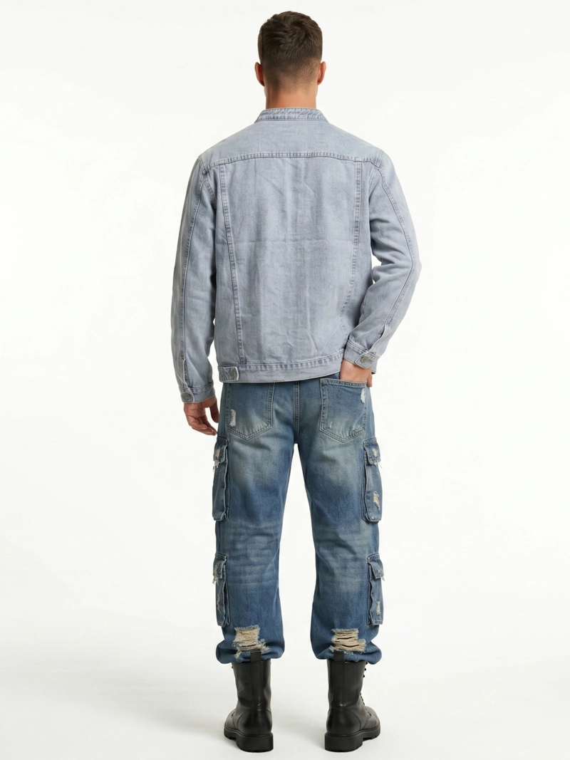 CHAQUETA MEZCLILLA DENIM MAO HOMBRE ORION - 3