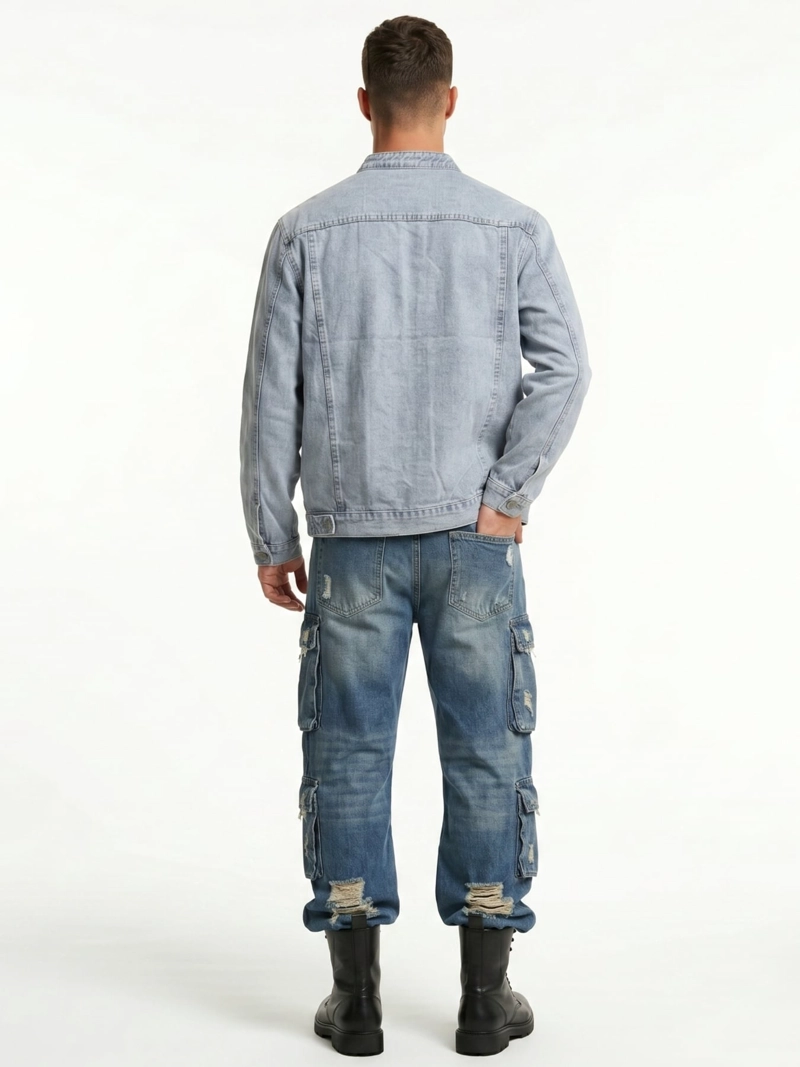 CHAQUETA MEZCLILLA DENIM MAO HOMBRE ORION - 3