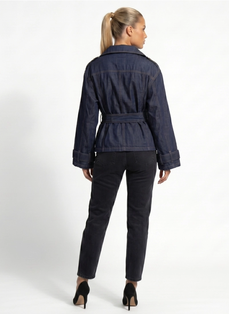 CHAQUETA BLAZER DENIM MUJER OVERSIZE RASHEL - 3