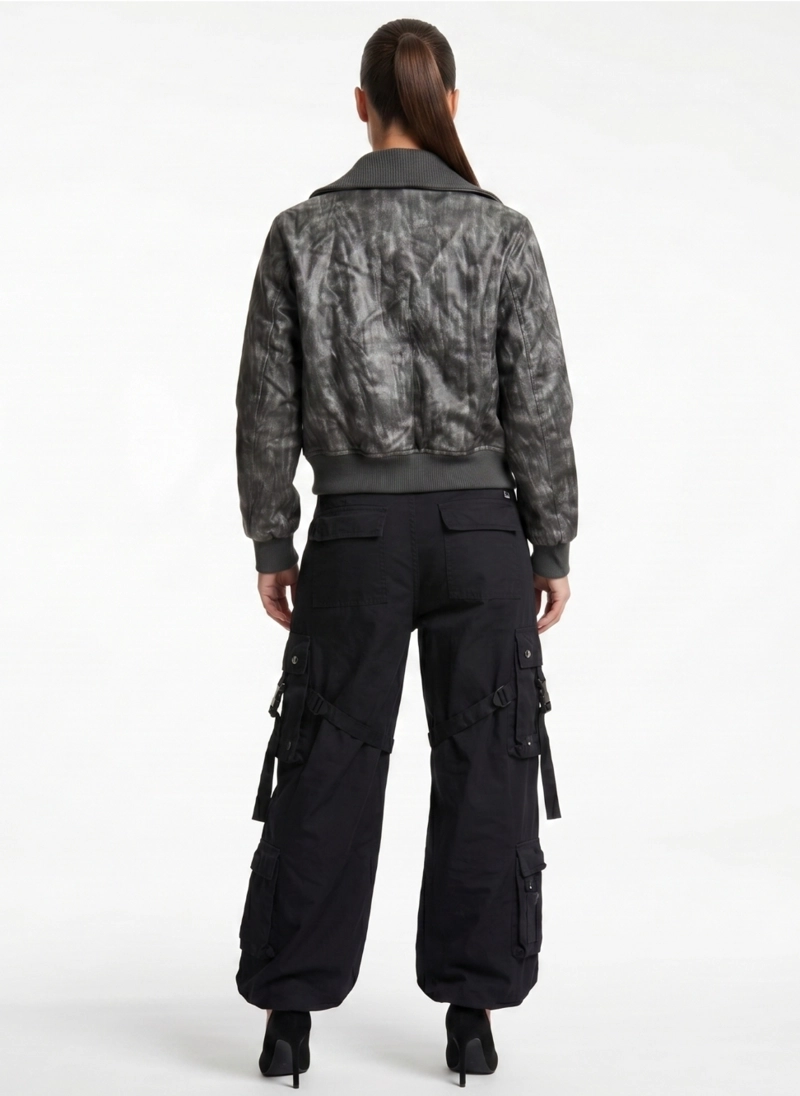 CHAQUETA ECOCUERO BOMBER MUJER PHOEBE - 3