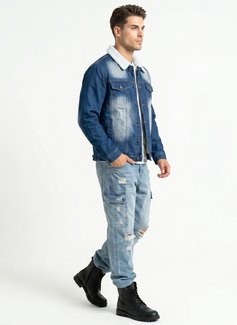 CHAQUETA MEZCLILLA CHIPORRO HOMBRE DARK - 2