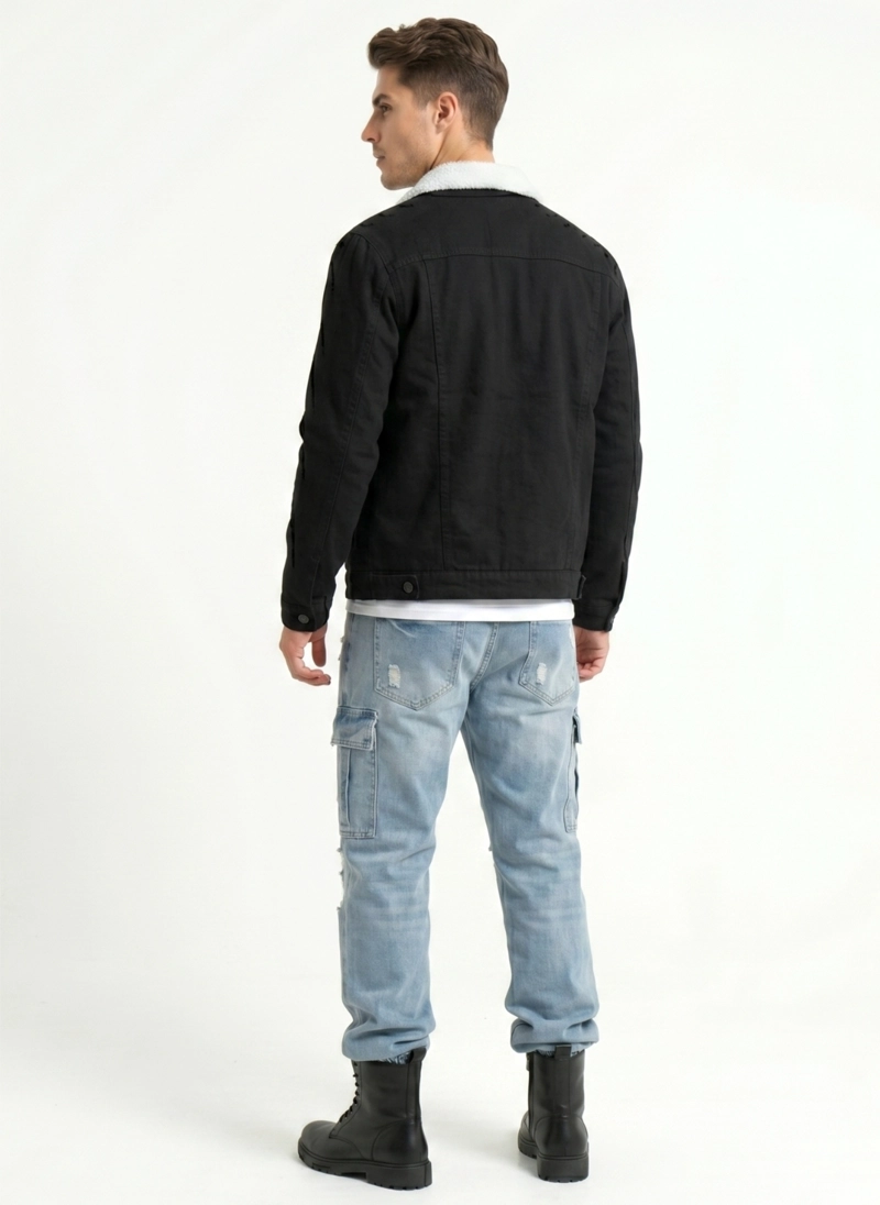 CHAQUETA MEZCLILLA CHIPORRO HOMBRE DARK - 3
