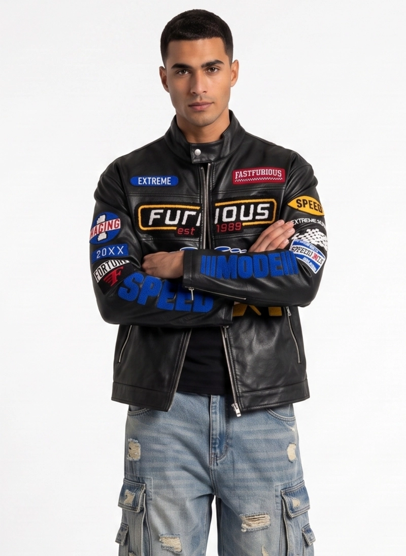 CHAQUETA ECOCUERO SOFT HOMBRE FAST & FURIOUS - 1