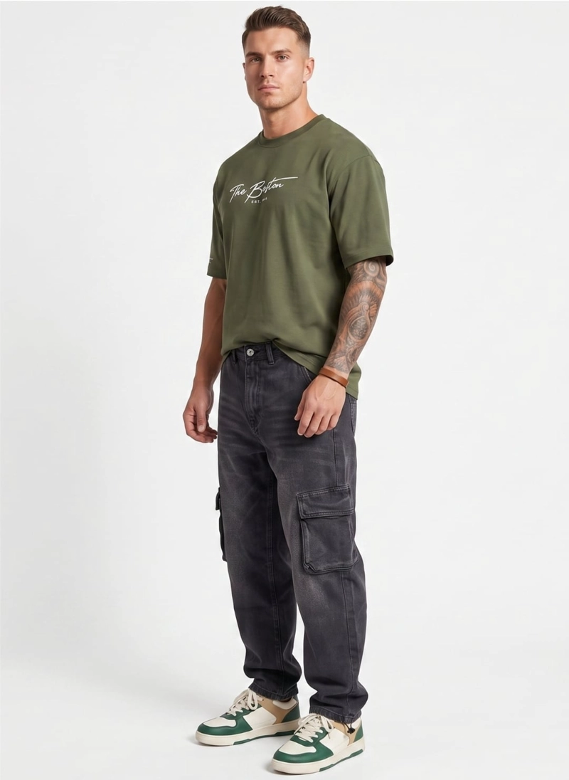 PANTALON JEANS OVERSIZE CARGO  HOMBRE LOUIS - 2