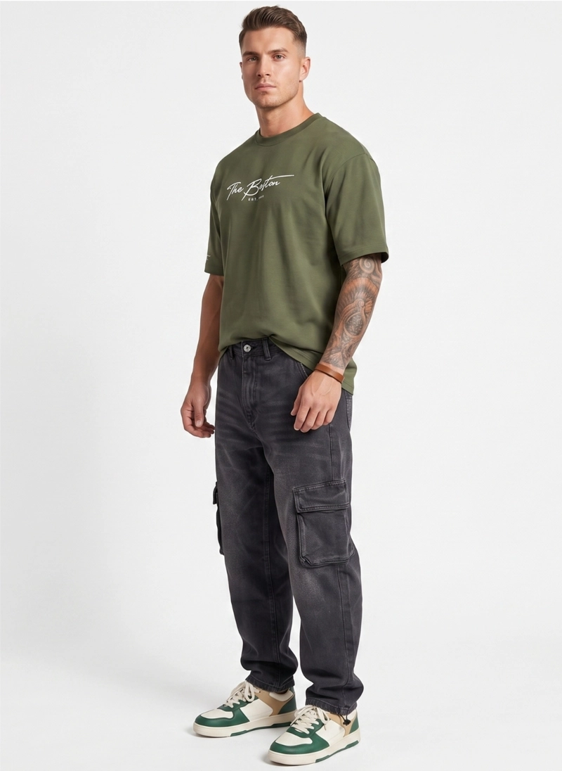 PANTALON JEANS OVERSIZE CARGO  HOMBRE LOUIS - 2