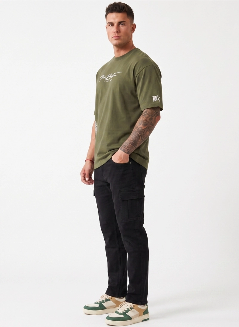PANTALON JEANS CARGO HOMBRE MOSAICO - 2