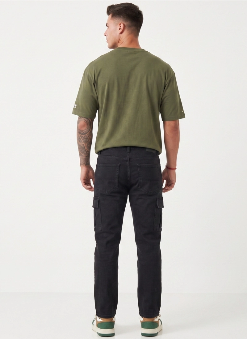 PANTALON JEANS CARGO HOMBRE MOSAICO - 3