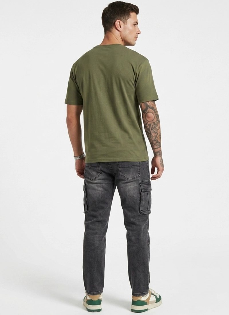 PANTALON JEANS CARGO HOMBRE MOSAICO - 3