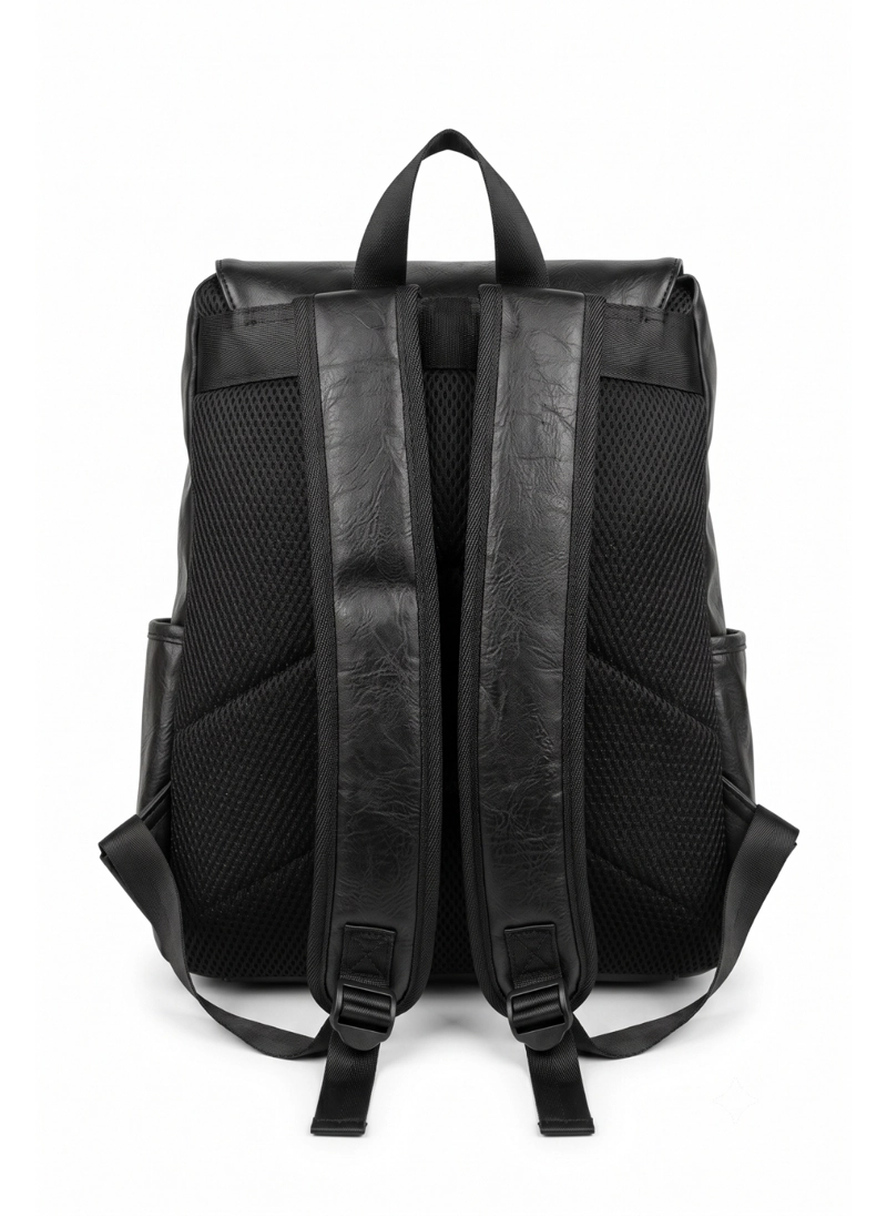 MOCHILA ZOE UNISEX ESTILO VINTAGE CUERO SINTETICO URBANO - 3