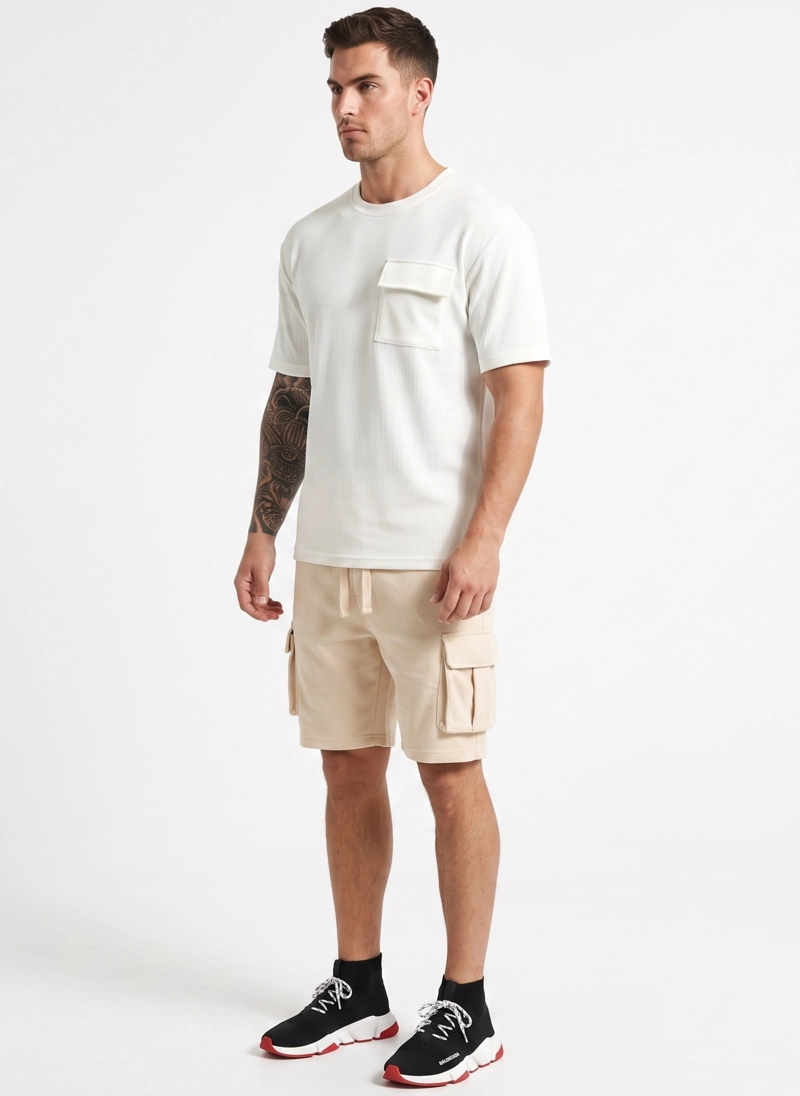 CONJUNTO POLO Y SHORT VERANO CARGO HOMBRE - 2