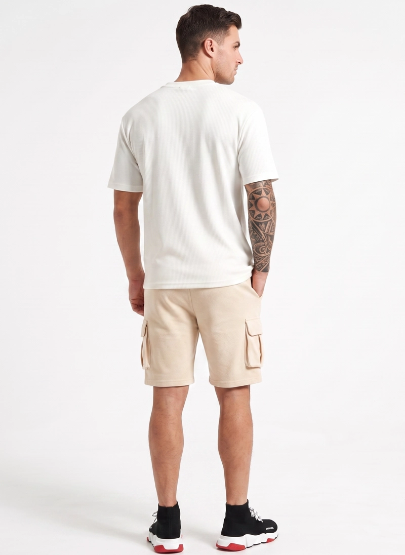 CONJUNTO POLO Y SHORT VERANO CARGO HOMBRE - 3