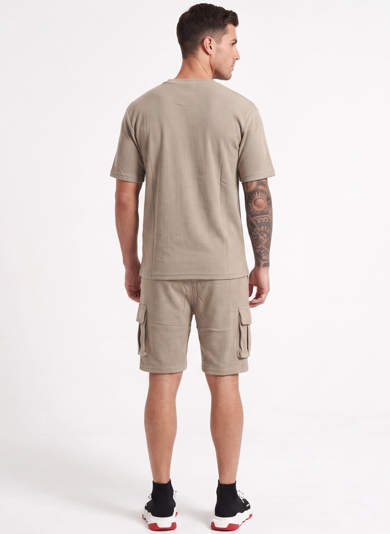 CONJUNTO POLO Y SHORT VERANO CARGO HOMBRE - 3
