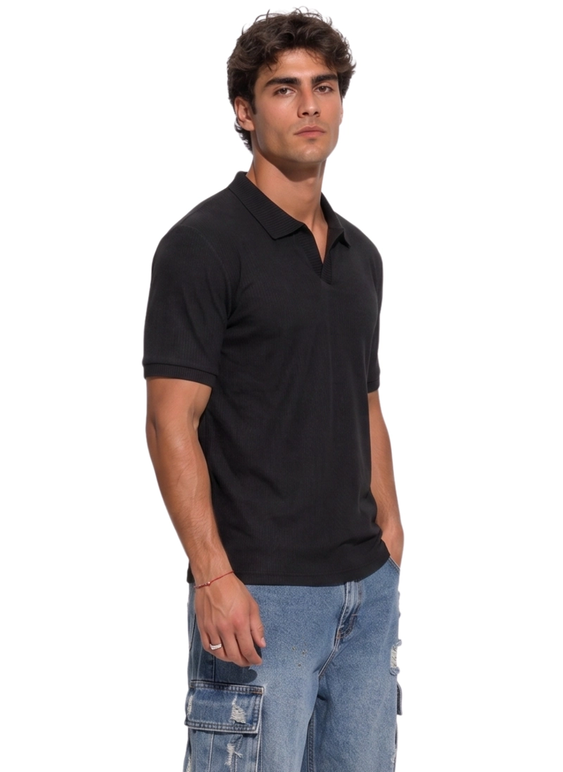 POLERA POLO TEJIDA HOMBRE NEPAL - 2