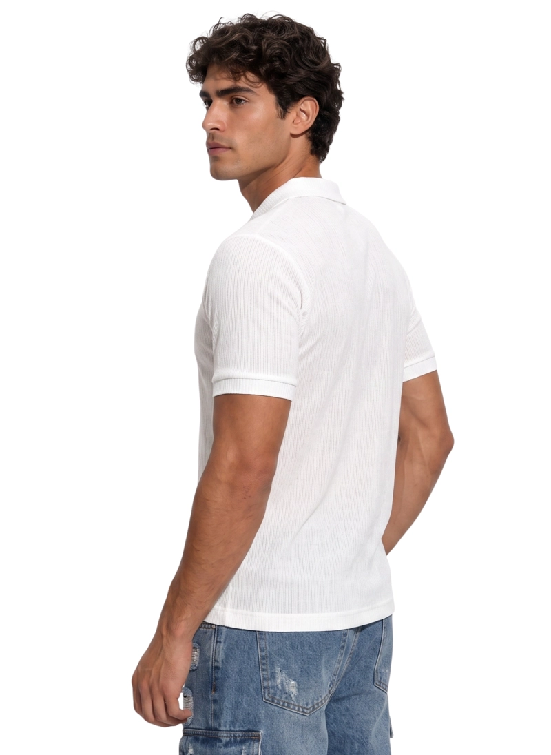 POLERA POLO TEJIDA HOMBRE NEPAL - 3