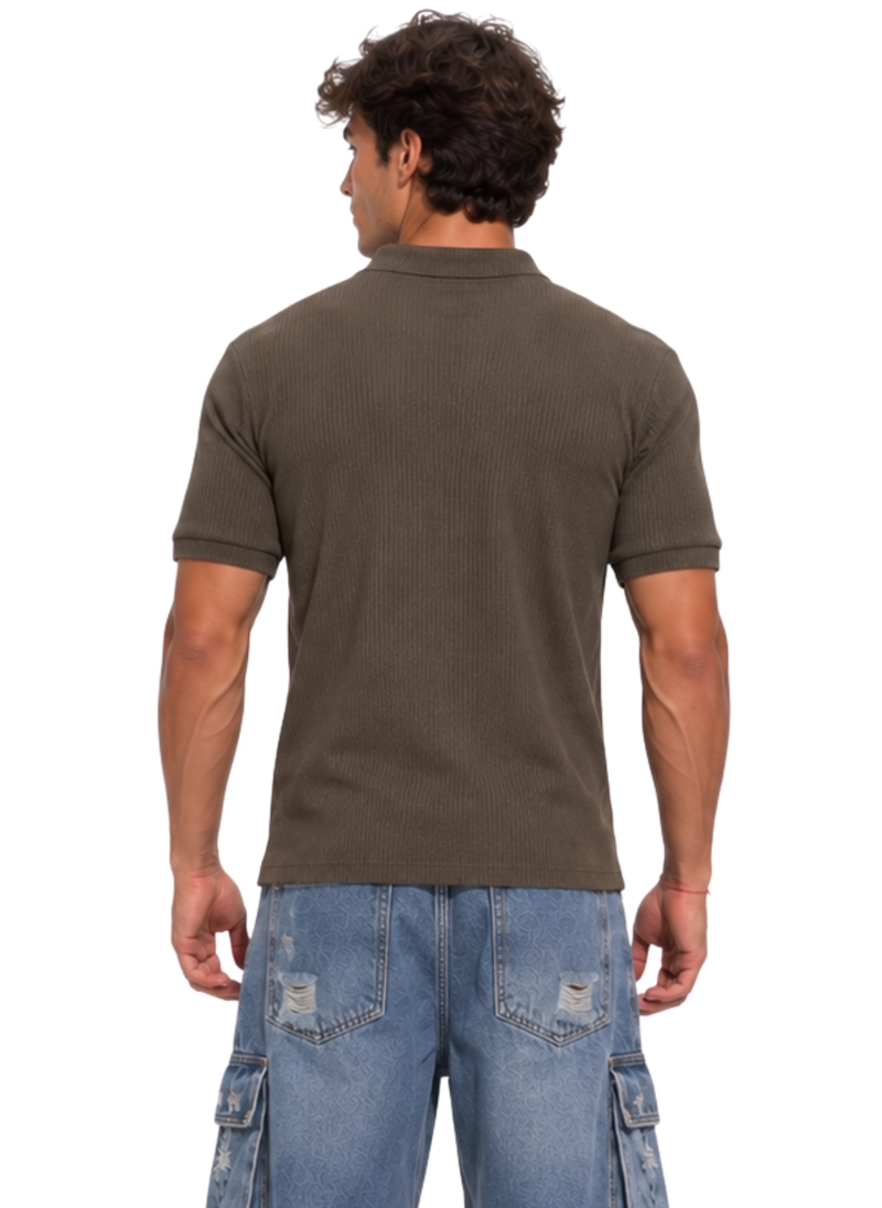 POLERA POLO TEJIDA HOMBRE NEPAL - 3