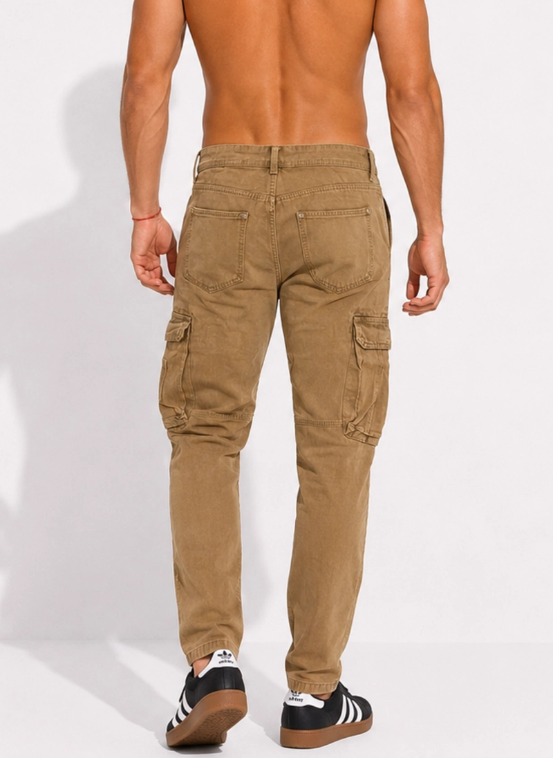 JEANS PANTALON CARGO HOMBRE DENIM - 3