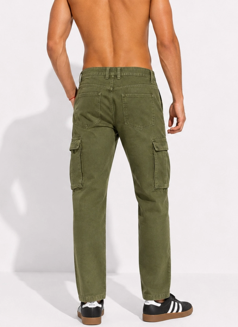 JEANS PANTALON CARGO HOMBRE DENIM - 3