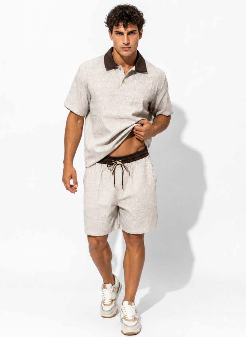 CONJUNTO POLO Y SHORT HOMBRE BALI - 1