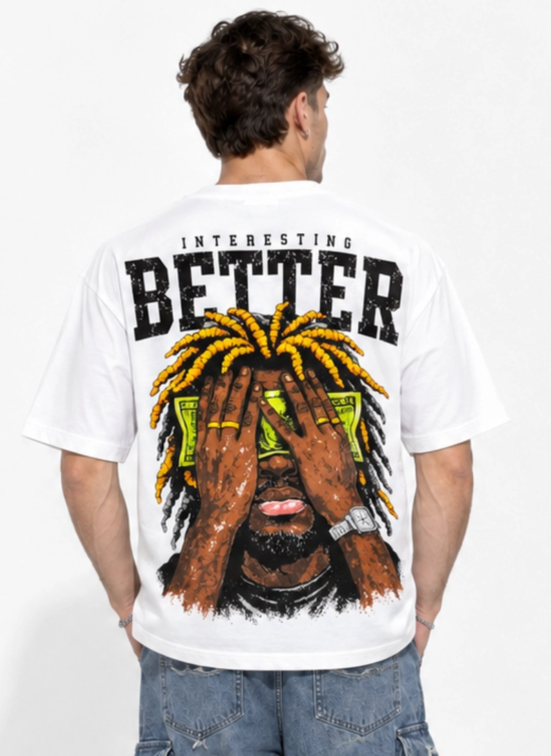 POLERA URBANA HOMBRE OVERSIZE DISEÑOS BETTER - 1