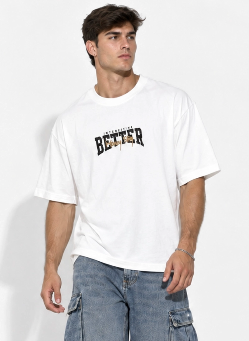 POLERA URBANA HOMBRE OVERSIZE DISEÑOS BETTER - 2